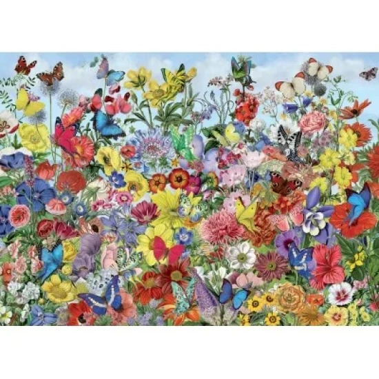 Cobble Hill Puzzle 1000 Pieces - Butterfly Garden