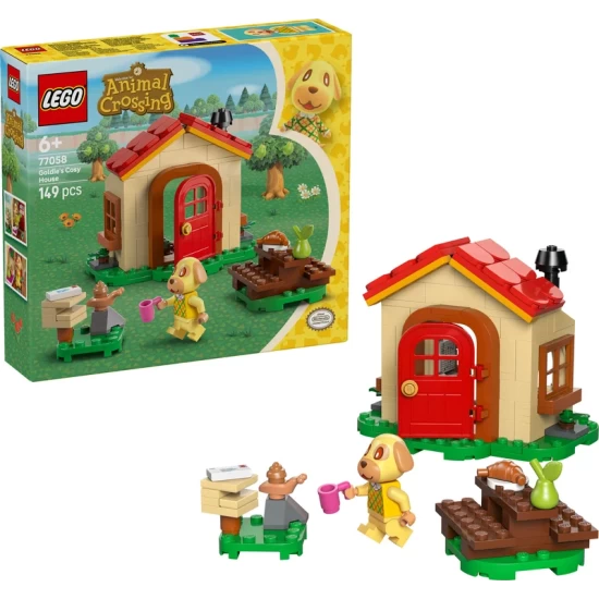 Lego Animal Crossing 77058 Goldies Knusse Huisje Bouwset Lego Animal Crossing 77058 Goldies Knusse Huisje Bouwset