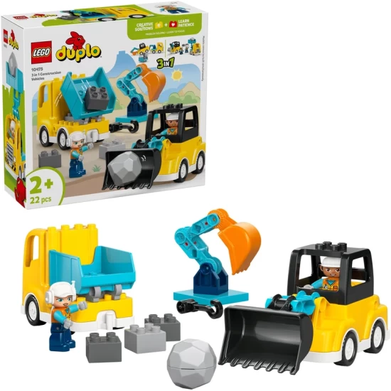Lego Duplo 10475 3-In-1-Set Construction Vehicles