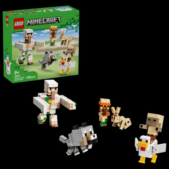 Lego Minecraft 21592 Chicken Jockey Desert Attack Lego Minecraft 21592 Chicken Jockey Desert Attack