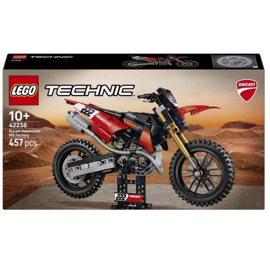 Lego Technic 42238 Ducati Desmo450 Mx Factory Lego Technic 42238 Ducati Desmo450 Mx Factory