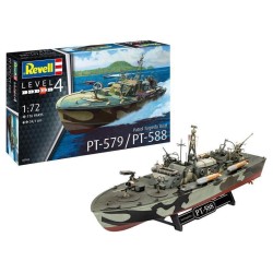 Patrol Torpedo Boat Pt-588/Pt-579 Revell Modelbouwpakket Patrol Torpedo Boat Pt-588/Pt-579 Revell Modelbouwpakket