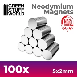 Neodymium Magnets 5X2Mm - 100 Units (N52) Neodymium Magnets 5X2Mm - 100 Units (N52)