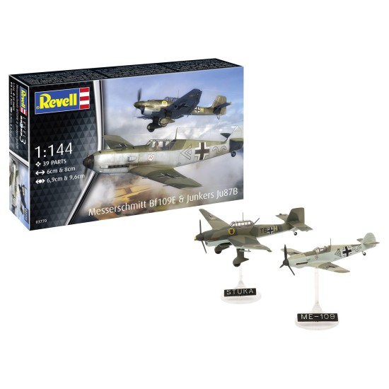 Messerschmitt Bf109E & Junkers Ju87B Stuka Revell Modelbouwpakket