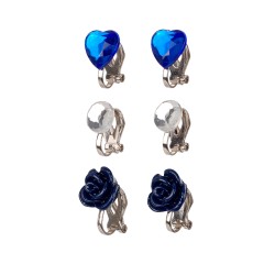 Oorclips Hila Blauw (3 Paar Kaartje 1 Kaartje) Oorclips Hila Blauw (3 Paar Kaartje 1 Kaartje)