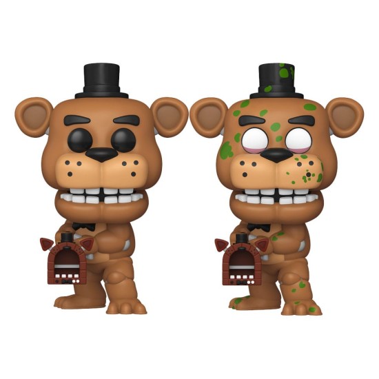 Funko Fusion Pop! Games Vinyl Figures Freddy Fazbear With Pizza Launcher W/Ch 9 Cm Assortment (6)