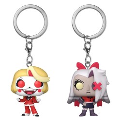 Hazbin Hotel Pop! Vinyl Keychain 2-Pack Charlie & Vaggie 4 Cm Hazbin Hotel Pop! Vinyl Keychain 2-Pack Charlie & Vaggie 4 Cm