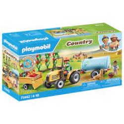 Playmobil My Life Tractor Met Aanhanger En Watertank - 71442 Playmobil My Life Tractor Met Aanhanger En Watertank - 71442