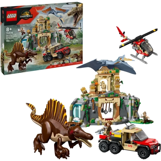 Lego Jurassic World 76976 Spinosaurus En Quetzalcoatlus Luchtmissie