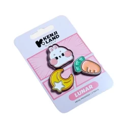 Pin Badges Metal 3Pcs - Tiny-K Lunar