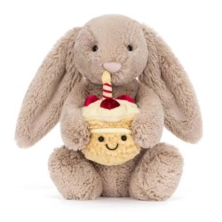 Bashful Beige Bunny 'Birthday'