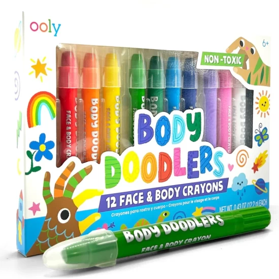 Ooly – Body Doodlers Face & Body Crayons Ooly – Body Doodlers Face & Body Crayons