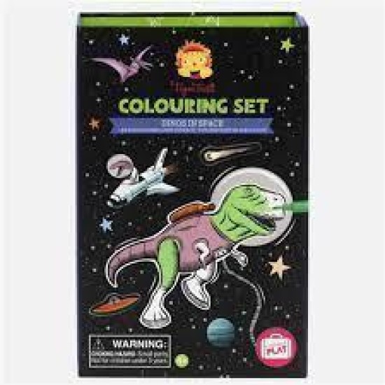 Colouring Set - Dinos In Space Colouring Set - Dinos In Space