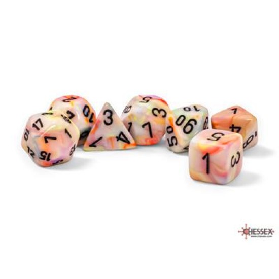 Festive® Mega-Hedral Circus/Black Dobbelsteenset (7 Stuks)