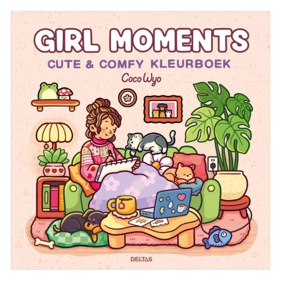 Girl Moments Cute & Comfy Kleurboek Coco Wyo Girl Moments Cute & Comfy Kleurboek Coco Wyo