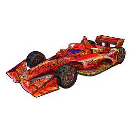 Eureka 2D Rainbowooden Puzzle - Race Car