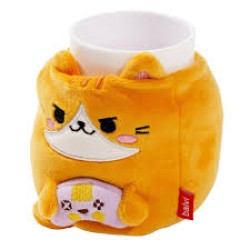 Pennenhouderfluffy Kawaii Gamerplastic/Stof