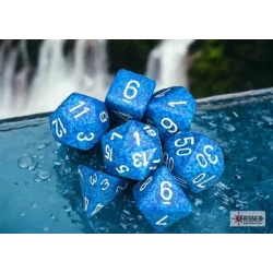 Dice Set Spec Poly Water (7) Dice Set Spec Poly Water (7)