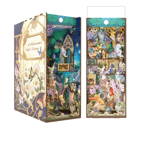 Tonecheer Diy Book Nook A Midsummer Nights Dream Inclusief Dust-Cover Tq130 245X18X10Cm