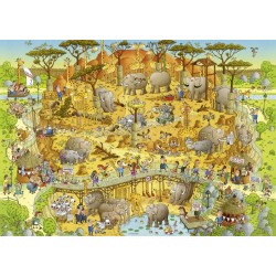 Puzzel African Habitat 1000 Heye 29639 Puzzel African Habitat 1000 Heye 29639