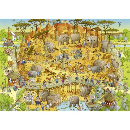 Puzzel African Habitat 1000 Heye 29639 Puzzel African Habitat 1000 Heye 29639