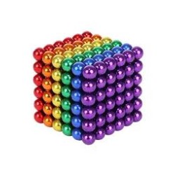 Magneet Balletjes - 216 Stuks - 5Mm - Regenboog Magneet Balletjes - 216 Stuks - 5Mm - Regenboog