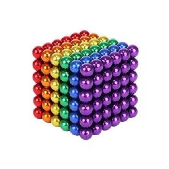 Magneet Balletjes - 216 Stuks - 5Mm - Regenboog