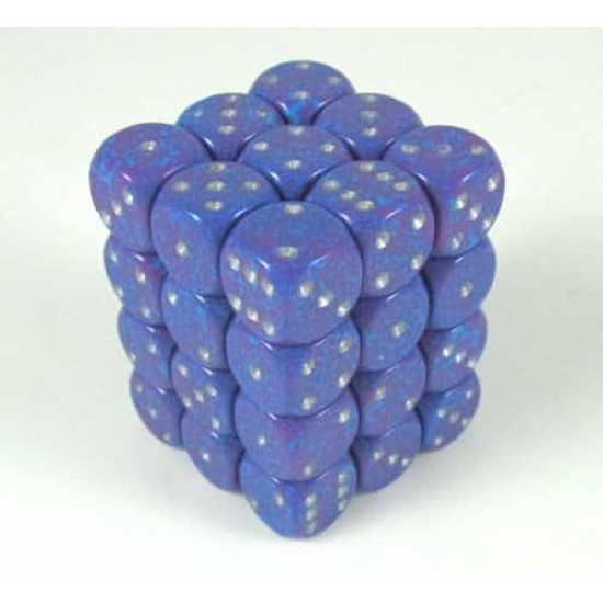 Dice Set Spec 12Mm Silver Tetra D6 (36)