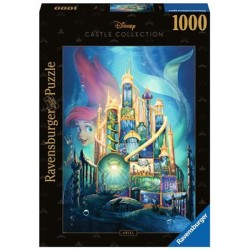 Ravensburger Puzzel Disney Castles - Ariel 1000St. Ravensburger Puzzel Disney Castles - Ariel 1000St.