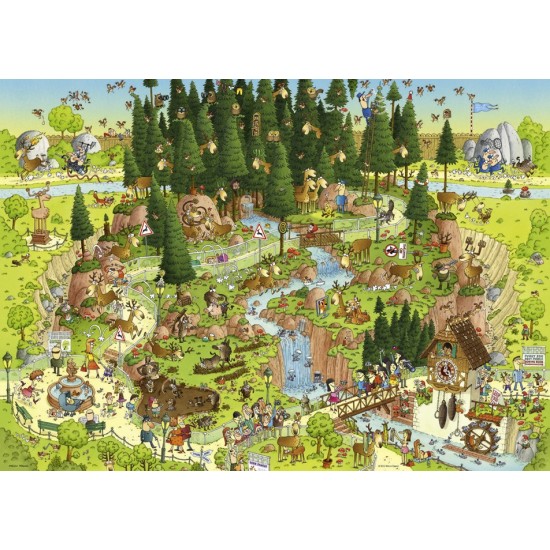 Puzzel Black Forest Habit.1000 Heye29638