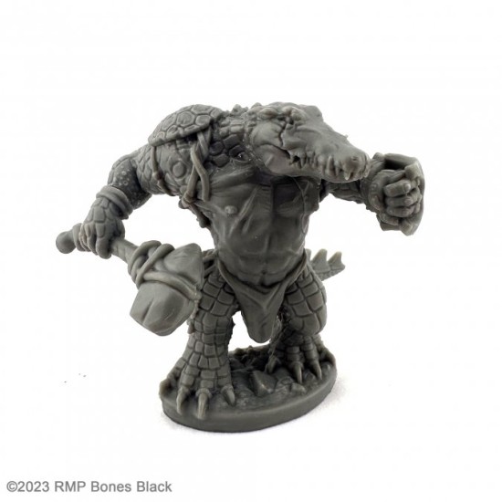 Gatorman W/ Axe And Buckler