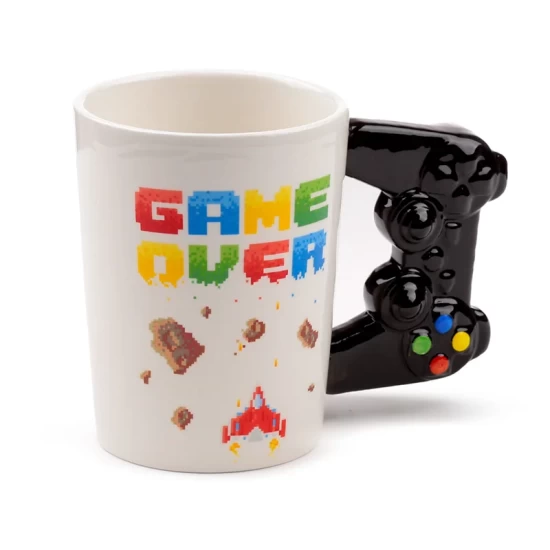 Game Over - Gevormd Handvat Keramiek Mok Game Over - Gevormd Handvat Keramiek Mok