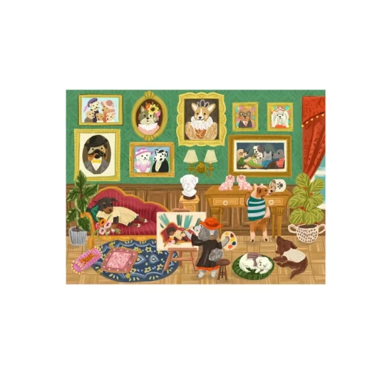 Robotime Legpuzzel Joypiece Doggie Art Gallery Pt008 50X75Cm