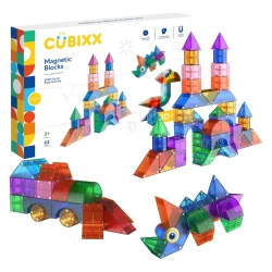 Cubixx Magnetische Bouwspeelgoed - 64Dlg. Cubixx Magnetische Bouwspeelgoed - 64Dlg.