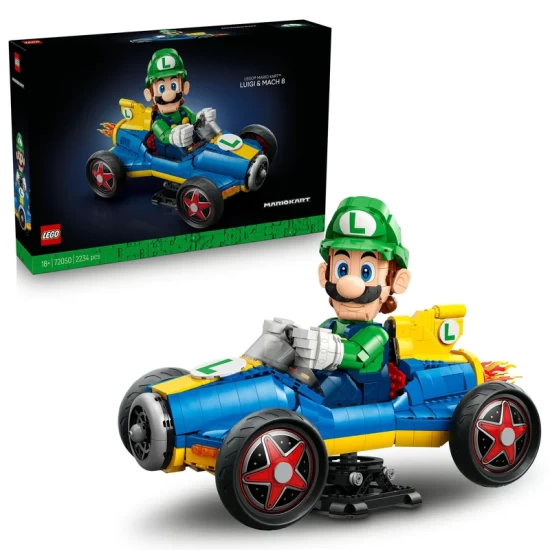 Lego Mariokart 72050 Luigi & Mach 8