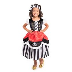 Little Adventures - Pirate Dress With Headband (3-5 Yrs (M)) Little Adventures - Pirate Dress With Headband (3-5 Yrs (M))