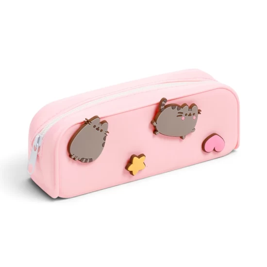 Pusheen De Kat Stars & Hearts Siliconen Potloodetui