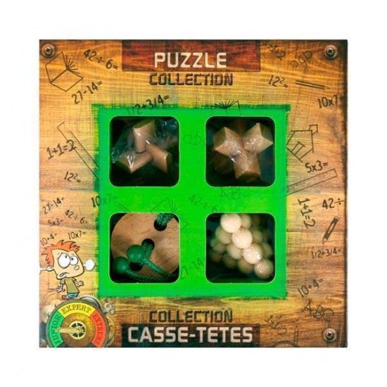 Houten Breinpuzzels Junior 4St.
