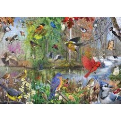 Cobble Hill Puzzle 1000 Pieces - Birds Of The Season