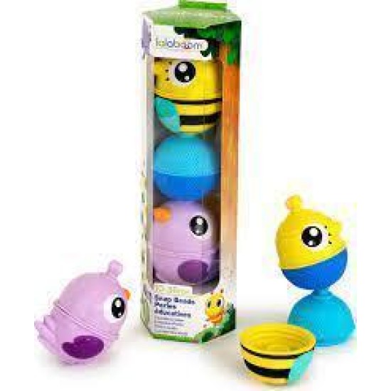 Lalaboom - Set Dieren (6 St) Bij En Paarse Vogel