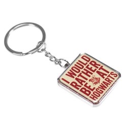 Harry Potter Keyring Rather Be At Hogwarts