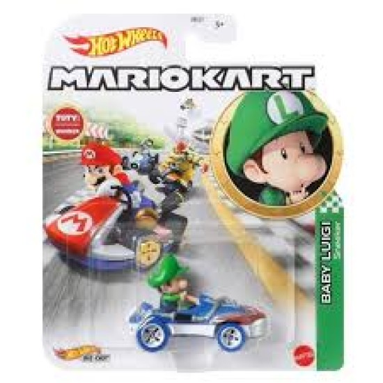 Hot Wheels - Mario Kart - Die-Cast - Baby Luigi