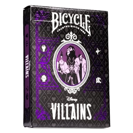 Bicycle Disney Villains Green En Purple Bicycle Disney Villains Green En Purple