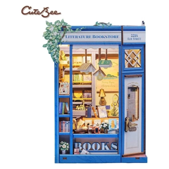 Book Nook Literature Bookstore 17 X 12 Cm Book Nook Literature Bookstore 17 X 12 Cm