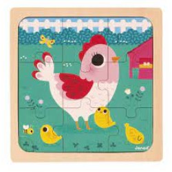 Janod Puzzel - Kip Henriette Janod Puzzel - Kip Henriette