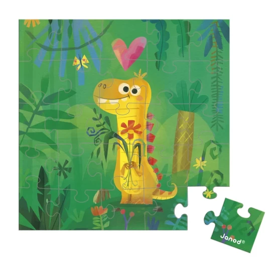 Janod Puzzelkaart – Dino Janod Puzzelkaart – Dino