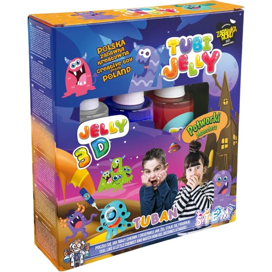 Tuban - Tubi Jelly Set With 3 Colors – Monsters