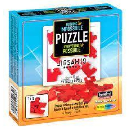 Eureka Impossible Jigsaws 19 (19 Jigsaw Pcs 90°)*****