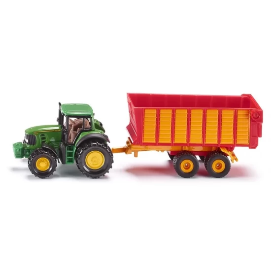 John Deere Met Silage-Aanhanger John Deere Met Silage-Aanhanger