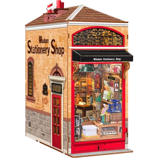 Robotime Book Nook Wisdom Stationery Shop